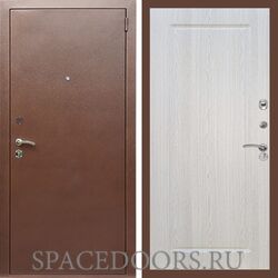 Входная дверь REX 1 эконом медный антик ФЛ-119 Белый ясень