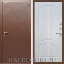 Входная дверь REX 1 эконом медный антик ФЛ-126 Сандал светлый