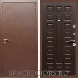 Входная дверь REX 1 эконом медный антик ФЛ-183 венге
