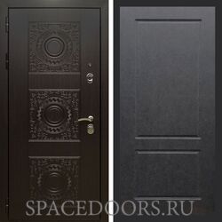 Входная дверь REX 10 Венге фл-117 штукатурка графит