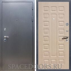 Входная дверь REX 11 Антик серебро ФЛ-183 беленый дуб