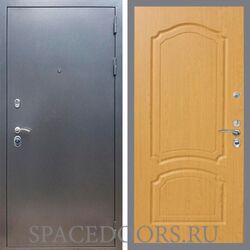 Входная дверь REX 11 Антик серебро ФЛ-140 дуб