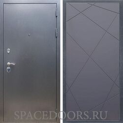 Входная дверь REX 11 Антик серебро ФЛ-291 силк титан