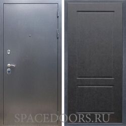 Входная дверь REX 11 Антик серебро ФЛ-117 штукатурка графит