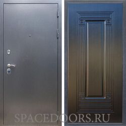 Входная дверь REX 11 Антик серебро ФЛ-4 венге
