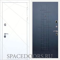 Входная дверь REX 13 Силк сноу ФЛ-289 ясень черный
