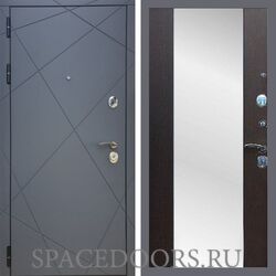 Входная дверь REX 13 Силк Титан сб-16 венге