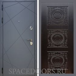 Входная дверь REX 13 Силк Титан д-18 венге