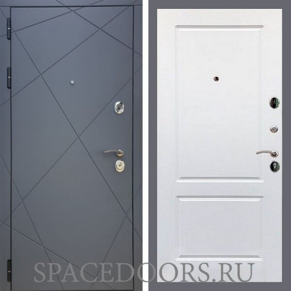 Входная дверь REX 13 Силк Титан ФЛ-117 силк сноу