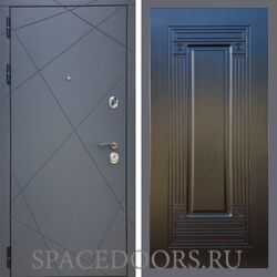 Дверь REX 13 Силк Титан ФЛ-4 венге