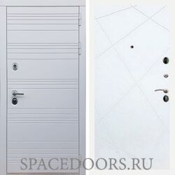 Входная дверь REX 14 Силк сноу ФЛ-291 силк сноу