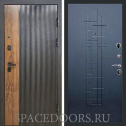 Входная дверь REX 19 Антрацит матовый ФЛ-289 ясень черный