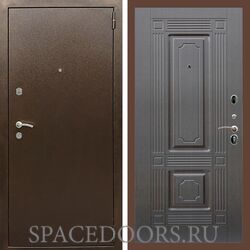 Входная дверь REX 1А Медный антик ФЛ-2 венге 16 мм