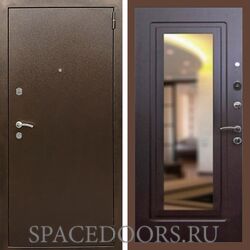 Входная дверь REX 1А Медный антик ФЛЗ-120 венге