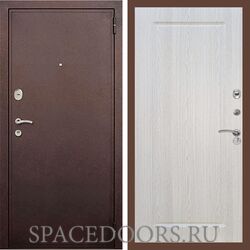 Входная дверь REX 2 Медный антик ФЛ-119 Белый ясень