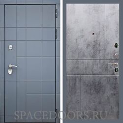 Входная дверь REX 21 Антрацит матовый ФЛ-290 бетон темный