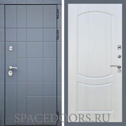 Входная дверь REX 21 Антрацит матовый ФЛ-123 Лиственница бежевая