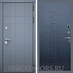 Входная дверь REX 21 Антрацит матовый ФЛ-289 ясень черный