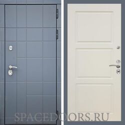 Входная дверь REX 21 Антрацит матовый ФЛ-3 Шампань