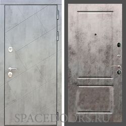 Входная дверь REX 22 Бетон темный ФЛ-117 бетон темный