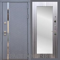 Входная дверь REX 24 Силк Титан пастораль сандал серый