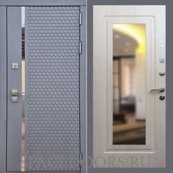 Входная дверь REX 24 Силк Титан ФЛЗ-120 беленый дуб