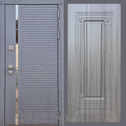 Входная дверь REX 24 Силк Титан ФЛ-4 сандал серый