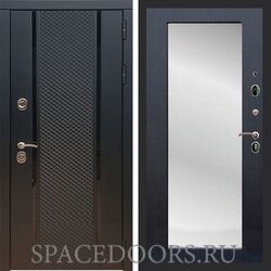 Входная дверь REX 25 Черный кварц пастораль венге