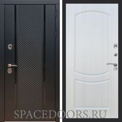 Входная дверь REX 25 Черный кварц ФЛ-123 Лиственница бежевая
