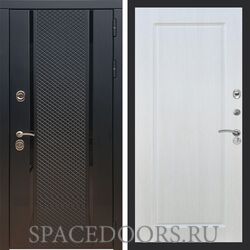 Входная дверь REX 25 Черный кварц ФЛ-119 Лиственница бежевая