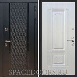 Входная дверь REX 25 Черный кварц ФЛ-2 Лиственница