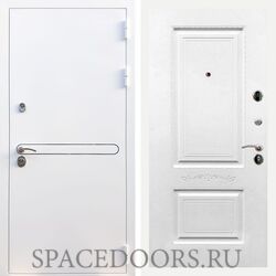 Входная дверь REX 27 Белая шагрень смальта 04 силк сноу