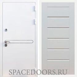 Входная дверь REX 27 Белая шагрень сити 16 мм ясень белый