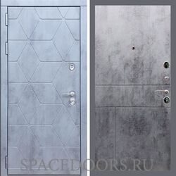 Входная дверь REX 28 Бетон Тёмный ФЛ-290 бетон темный
