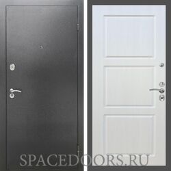 Входная дверь REX 2А Серебро антик ФЛ-3 Лиственница