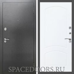 Входная дверь REX 2А Серебро антик ФЛ-126 Силк сноу