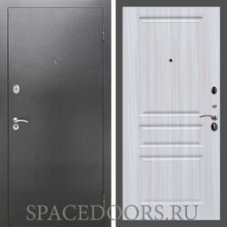Входная дверь REX 2А Серебро антик ФЛ-243 Сандал светлый