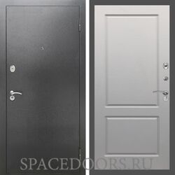 Входная дверь REX 2А Серебро антик ФЛ-117 софт грей