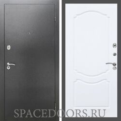 Входная дверь REX 2А Серебро антик ФЛ-130 Силк сноу