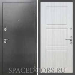 Входная дверь REX 2А Серебро антик ФЛ-3 Сандал светлый