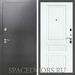 Входная дверь REX 2А Серебро антик ФЛ-243 силк сноу
