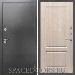 Входная дверь REX 2А Серебро антик ФЛ-117 беленый дуб