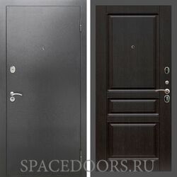 Входная дверь REX 2А Серебро антик ФЛ-243 венге