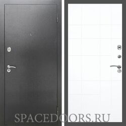 Входная дверь REX 2А Серебро антик ФЛ-299 Силк сноу