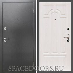 Входная дверь REX 2А Серебро антик ФЛ-58 Беленый дуб
