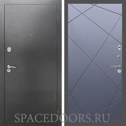 Входная дверь REX 2А Серебро антик ФЛ-291 силк титан