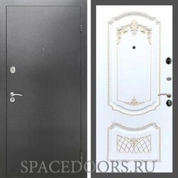 Входная дверь REX 2А Серебро антик ФЛ-316 патина золото