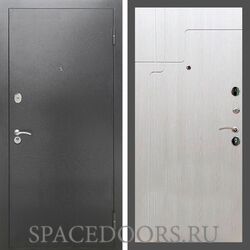 Входная дверь REX 2А Серебро антик ФЛ-246 лиственница беж