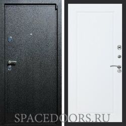 Входная дверь REX 3 Черный крокодил ФЛ-119 Силк сноу