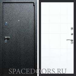 Входная дверь REX 3 Черный крокодил ФЛ-299 Силк сноу